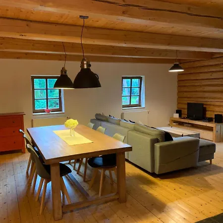Log Cabin In Czech-Saxon Switzerland Sluknov Exterior photo