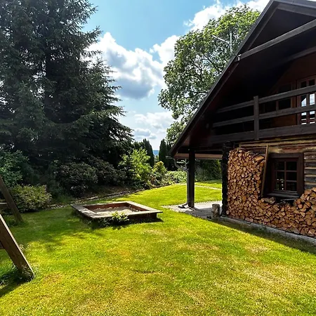 Log Cabin In Czech-Saxon Switzerland Sluknov Exterior photo
